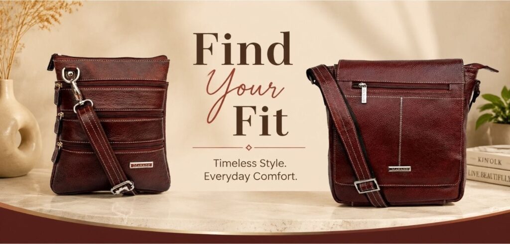 leather sling bag